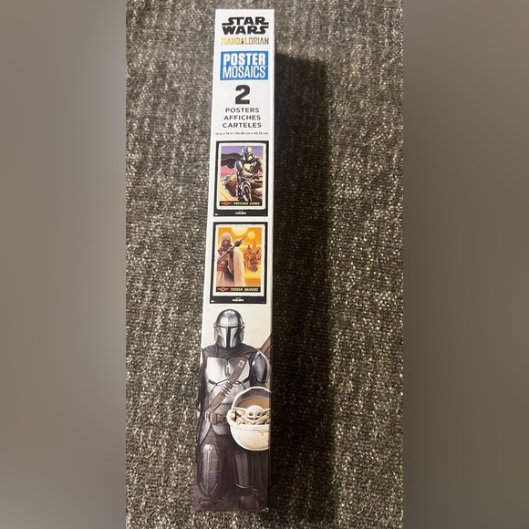 NWT The Mandalorian Mosaic Poster Set ~ 2 Pack - Picture 1 of 5